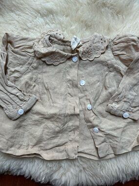 Little cotton clothes linen shirt